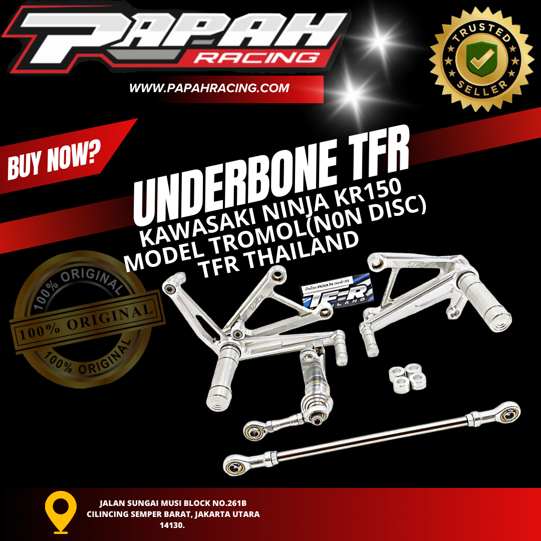 UNDERBONE TFR KAWASAKI NINJA KR150 MODEL TROMOL(N0N DISC) TFR THAILAND